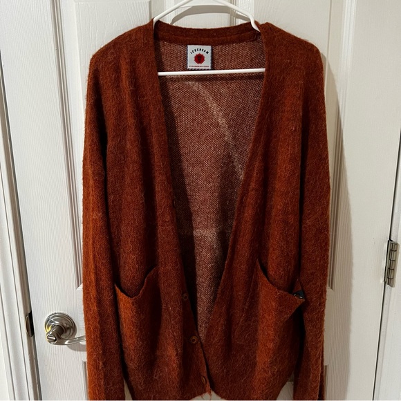 Billionaire Boys Club ICE CREAM ORANGE CARDIGAN - Picture 2 of 7